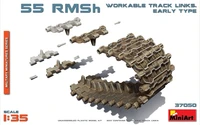 37050  траки наборные  Танк-55 RMSh WORKABLE TRACK LINKS. EARLY TYPE  (1:35) 4820183311740