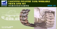 AB3536  траки наборные  Valentine Infantry Tank Workable Track Link Set  (1:35) 6970162339185