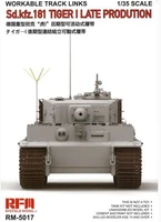 RM-5017  траки наборные  Sd.Kfz. 181 Tiger I Late Production Workable Track Links  (1:35) 4897062620217
