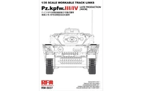 RM-5037  траки наборные  Workable track link Pz.Kpfw.III/IV Late (1:35) 4897062620453