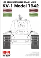 RM-5077  траки наборные  Workable Track Links KV-1 Model 1942  (1:35) 4897062621450