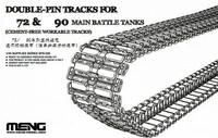 SPS-030  траки наборные  DOUBLE-PIN TRACKS Танк 72 &amp; Танк 90 (CEMENT-FREE WORKABLE TRACKS)  (1:35) 4897038551095