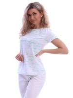 Футболка женская ФЖ-40 бело-салатовый ФЖ-40/Бело-салатовый