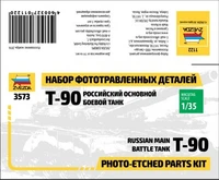 1122  фототравление  Набор фототравленных деталей для Т-90  (1:35) 4600327011220