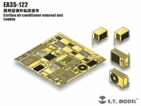 EA35-122  фототравление  Civilian Air Conditioner External Unit (4 шт.)  (1:35) 2000002168690