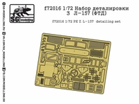 f72016  фототравление  Набор деталировки З&amp;Л-157  (1:72) 2000000218915
