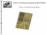 f72017  фототравление Набор деталировки MB G4  (1:72) 2000000157917