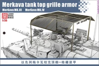 LM-35106  фототравление  Merkava Tank Top Grille Armor MerKava MK.III MK.IV   (1:35) 4580786655985