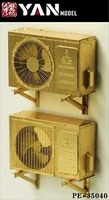 PE-35040  фототравление  Split Air Conditioners (Style 1) 4 Sets  (1:35) 4580702139858