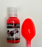 HP-9017  краска  лаковая HobbyLink 30мл.  Fluorescent Red 2000002214007