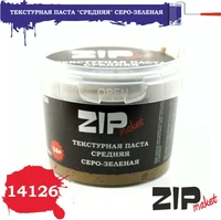 14126  нанесение эффектов  Текстурная паста "Серо-зеленая" средняя 4678599331339