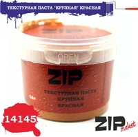 14145  нанесение эффектов  Текстурная паста "Красная" крупная 4678599331407