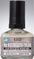 WC04  краска 40мл MR.WEATHERING COLOR WC04 SUNDY WASH 2000002087755