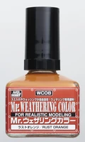 WC08  краска 40мл MR.WEATHERING COLOR WC08 RUST ORANGE 2000002088011