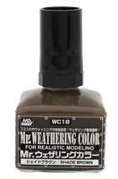 WC18  краска 40мл MR.WEATHERING COLOR WC18 SHADE BROWN 4973028505597