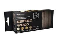 3310  краска  Pacific88 Набор красок Art color Дерево (Wood), 6шт., арт.3310 4630520955380