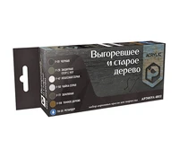 4802  краска  Pacific88 Набор красок  ACRYLIC Старое дерево, 7шт., арт.4802 4630520955132