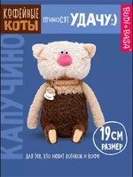 Кофейный кот Капучино 19 см 211586211