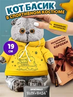 Кот Басик в спортивном костюме 19 см Мягкая игрушка ОРИГИНАЛ 239094115