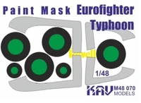 KAV M48 070  инструменты для работы с краской  Маска на Eurofighter Typhoon (Revell)  (1:48) 2000000237541