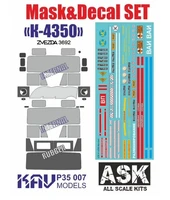 KAV P35 007  декали  Mask &amp; Decal SET K-4350 (Звезда)  (1:35) 2000000194707