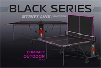 Стол теннисный Compact-2 LX  Всепогодный 6 black 6044-16