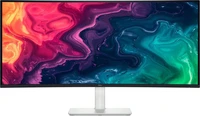 34" Монитор Dell UltraWide S3425DW,  3440x1440,  VA,  120Гц,  2хHDMI,  изогнутый, черный и белый 2128024