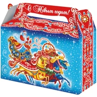Новогодний подарок Расписные (картон) 500г 004у