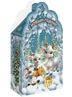 Новогодний подарок Снежки (картон) 500г 051у