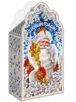 Новогодний подарок Золотой посох (картон) 750г 080у