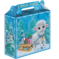 Новогодний подарок Лесная доставка (картон) 700г 075у