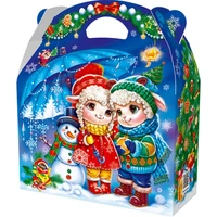 Новогодний подарок Дружба (картон) с анимацией 1500г 040у