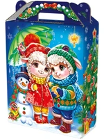 Новогодний подарок Под зонтом (плотный картон) 1000г 199у