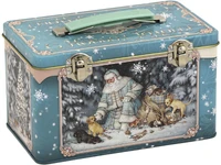 Новогодний подарок Шкатулка Подарочки (жесть) 700г 273