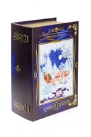 Новогодний подарок книга "Книга сказок" дерево+кожа 900 гр. 116403
