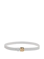 Ремень с пряжкой-логотипом Balmain Kids, белый 47678595