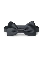 Однотонный галстук-бабочка Brunello Cucinelli Kids, черный 47678597