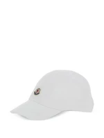 Бейсболка с нашивкой-логотипом Moncler Enfant, белый 47682902