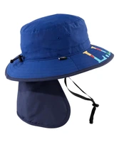 Детская панама L.L.Bean Sun Shade с широкими полями, синяя 48294494