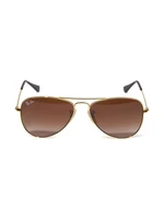 Солнцезащитные очки-авиаторы Ray-Ban Junior, золотой 47678098