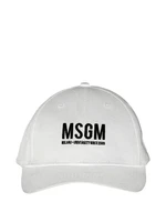 Бейсболка с вышитым логотипом Msgm Kids, белый 47685088