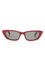 Saint Laurent Eyewear солнцезащитные очки «кошачий глаз» SL277, красный 15825278