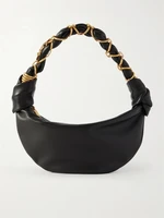 Миниатюрная кожаная сумка Amalia на плечо SAINT LAURENT, черный 47345820