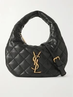 Сумка на плечо Icarino мини из стеганой кожи SAINT LAURENT, черный 47344728