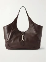 Сумка на плечо из текстурированной кожи Mercato GUCCI, коричневый 47338389