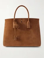 Замшевая сумка-тоут SAINT LAURENT, коричневый 47338392