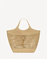 ICARE из рафии SAINT LAURENT, бежевый 47376194