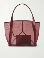 Сумка-тоут Victoria с отделкой из кожи, VICTORIA BECKHAM, бордовый 47338937