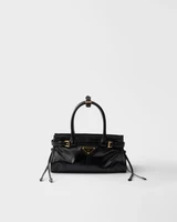 Мини-сумочка Prada Bonnie из кожи, черный 47349936