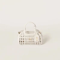 Кожаная корзина MIU MIU, белый 47368288